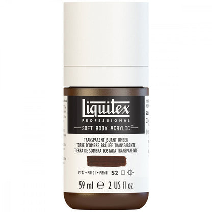 Tinta Acrílica Liquitex Soft Body 59ml S2 130 Transparent Burnt Umber