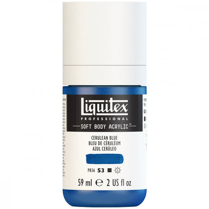 Tinta Acrílica Liquitex Soft Body 59ml S3 164 Cerulean Blue