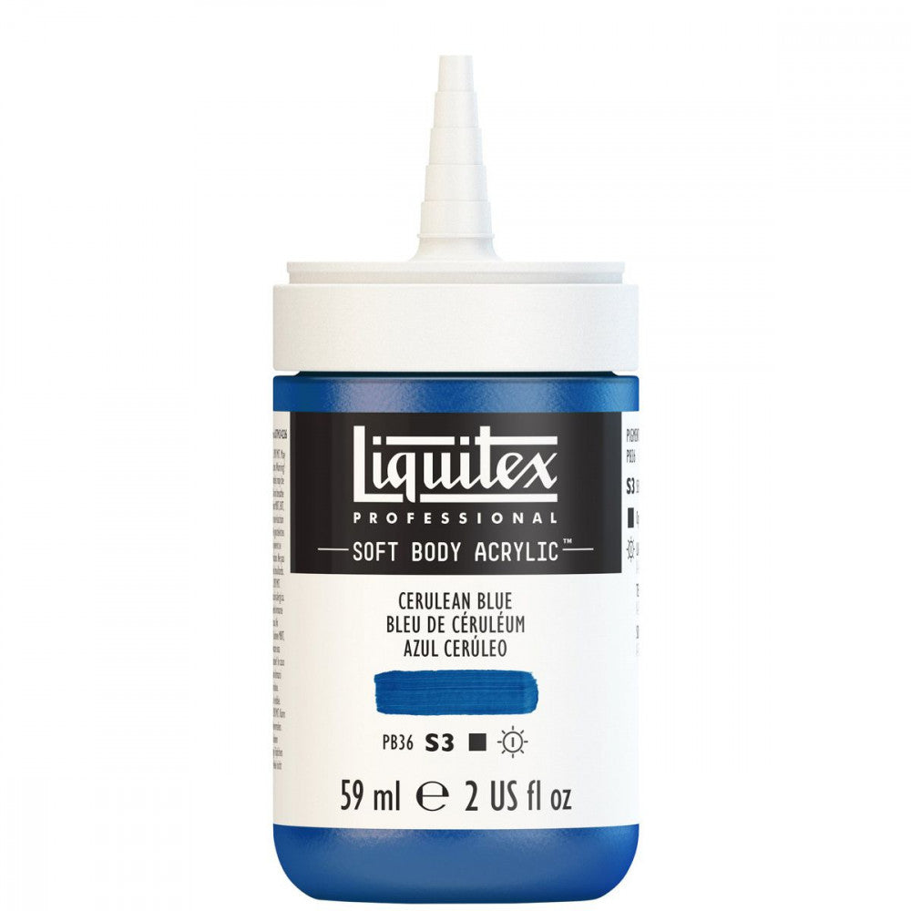 Tinta Acrílica Liquitex Soft Body 59ml S3 164 Cerulean Blue