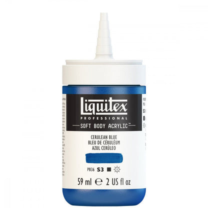 Tinta Acrílica Liquitex Soft Body 59ml S3 164 Cerulean Blue
