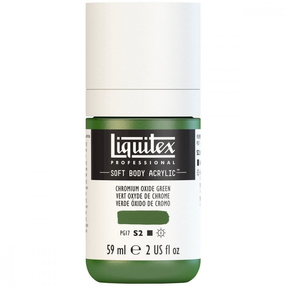 Tinta Acrílica Liquitex Soft Body 59ml S2 166 Chromium Oxide Green