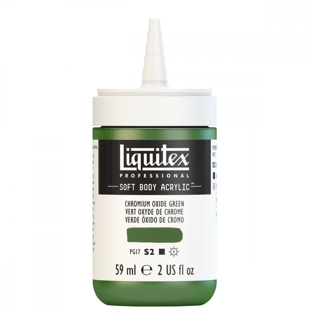 Tinta Acrílica Liquitex Soft Body 59ml S2 166 Chromium Oxide Green