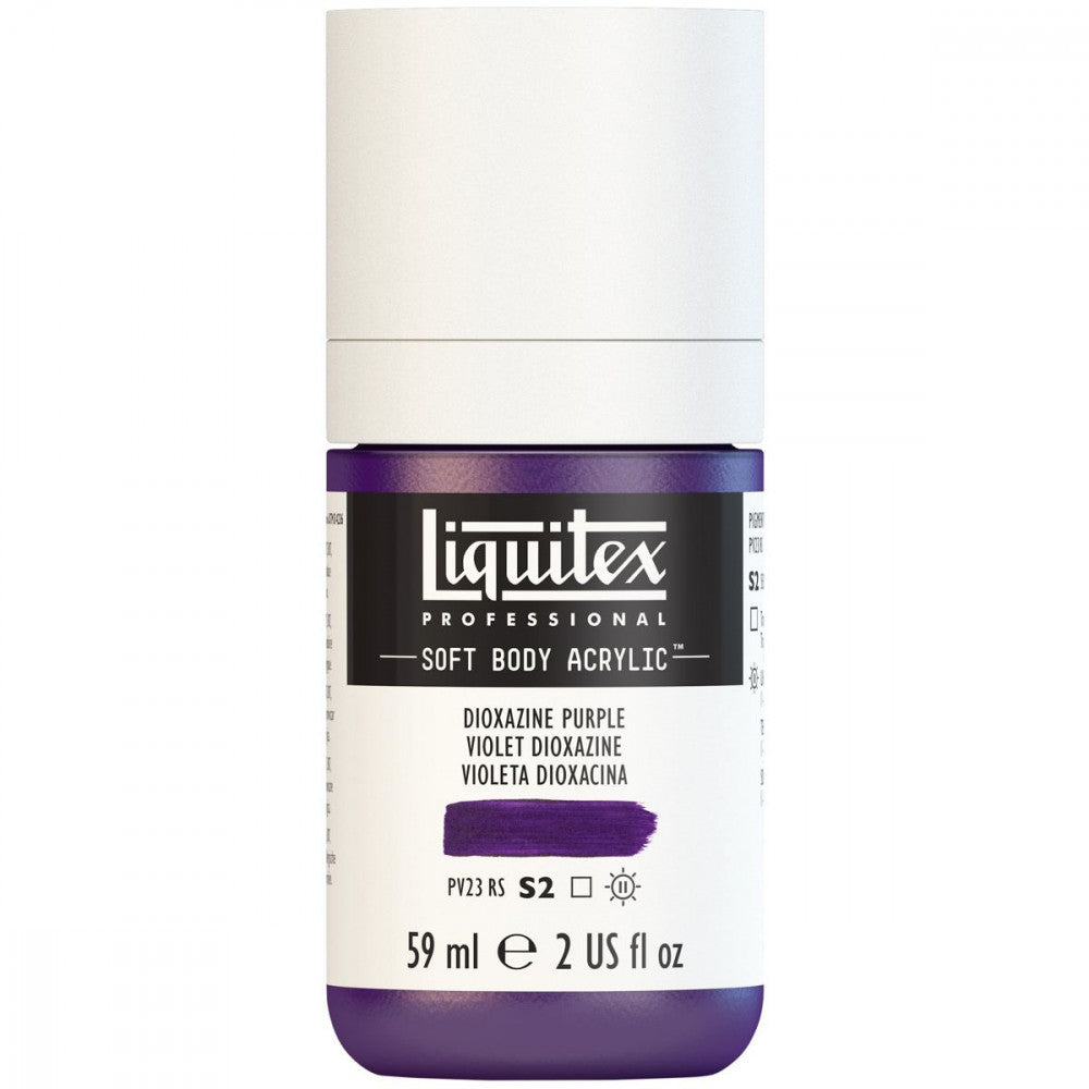 Tinta Acrílica Liquitex Soft Body 59ml S2 186 Dioxazine Purple