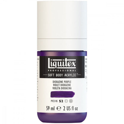 Tinta Acrílica Liquitex Soft Body 59ml S2 186 Dioxazine Purple