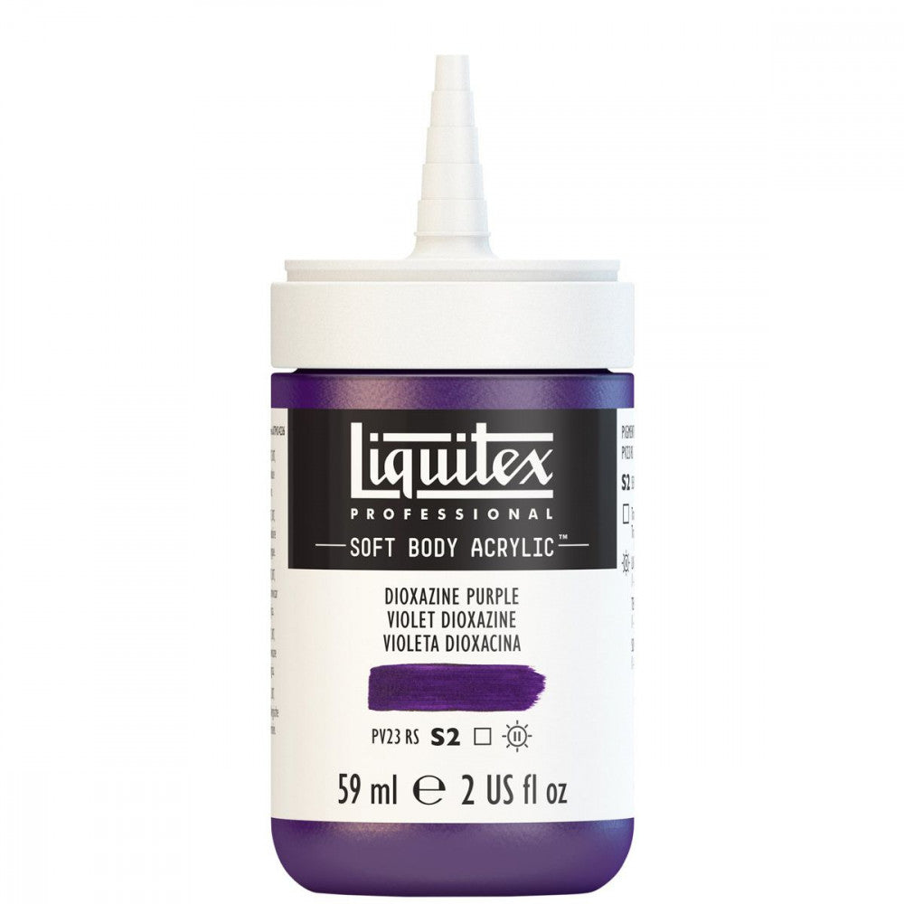 Tinta Acrílica Liquitex Soft Body 59ml S2 186 Dioxazine Purple