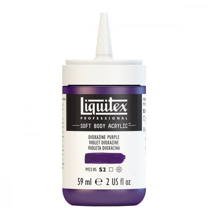 Tinta Acrílica Liquitex Soft Body 59ml S2 186 Dioxazine Purple