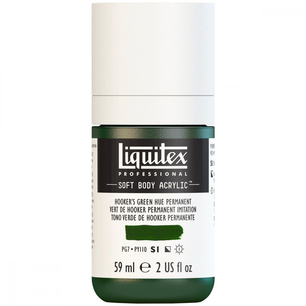 Tinta Acrílica Liquitex Soft Body 59ml S1 224 Hookers Green Hue