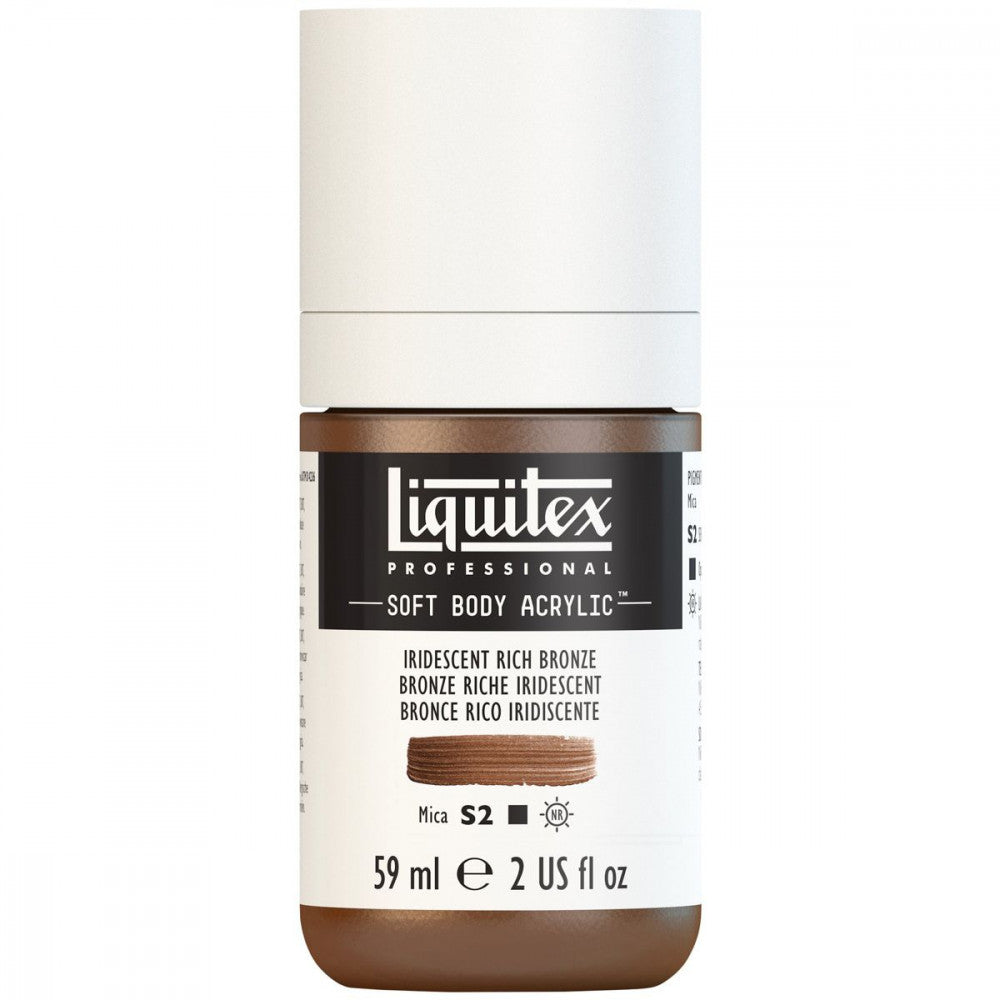 Tinta Acrílica Liquitex Soft Body 59ml S2 229 Iridescent Rich Bronze