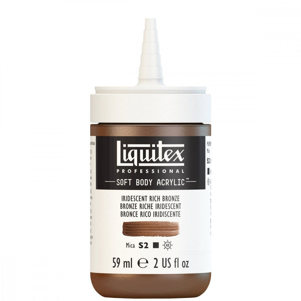 Tinta Acrílica Liquitex Soft Body 59ml S2 229 Iridescent Rich Bronze