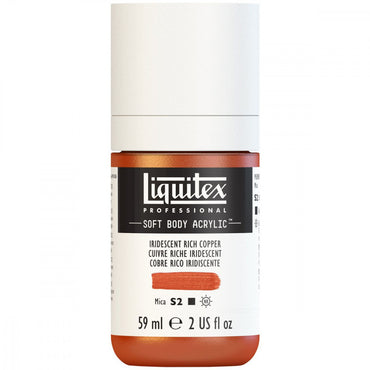 Tinta Acrílica Liquitex Soft Body 59ml S2 230 Iridescent Rich Copper