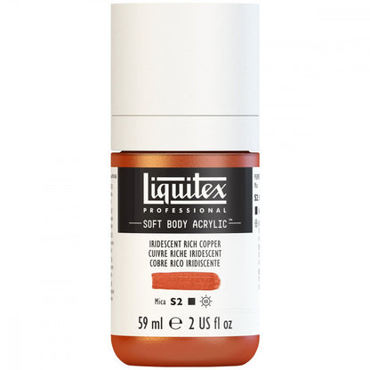 Tinta Acrílica Liquitex Soft Body 59ml S2 230 Iridescent Rich Copper