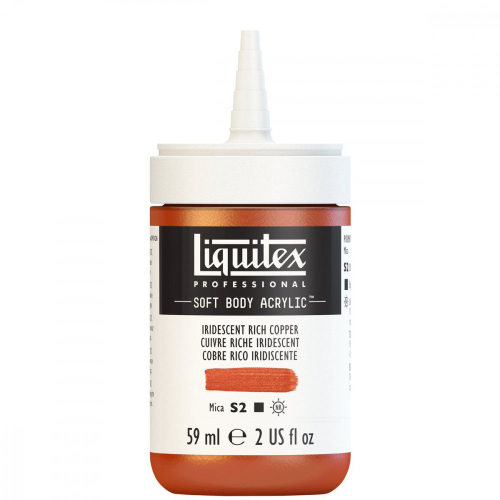 Tinta Acrílica Liquitex Soft Body 59ml S2 230 Iridescent Rich Copper