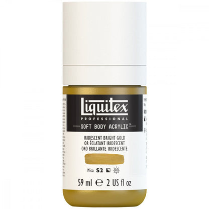 Tinta Acrílica Liquitex Soft Body 59ml S2 234 Iridescent Bright Gold