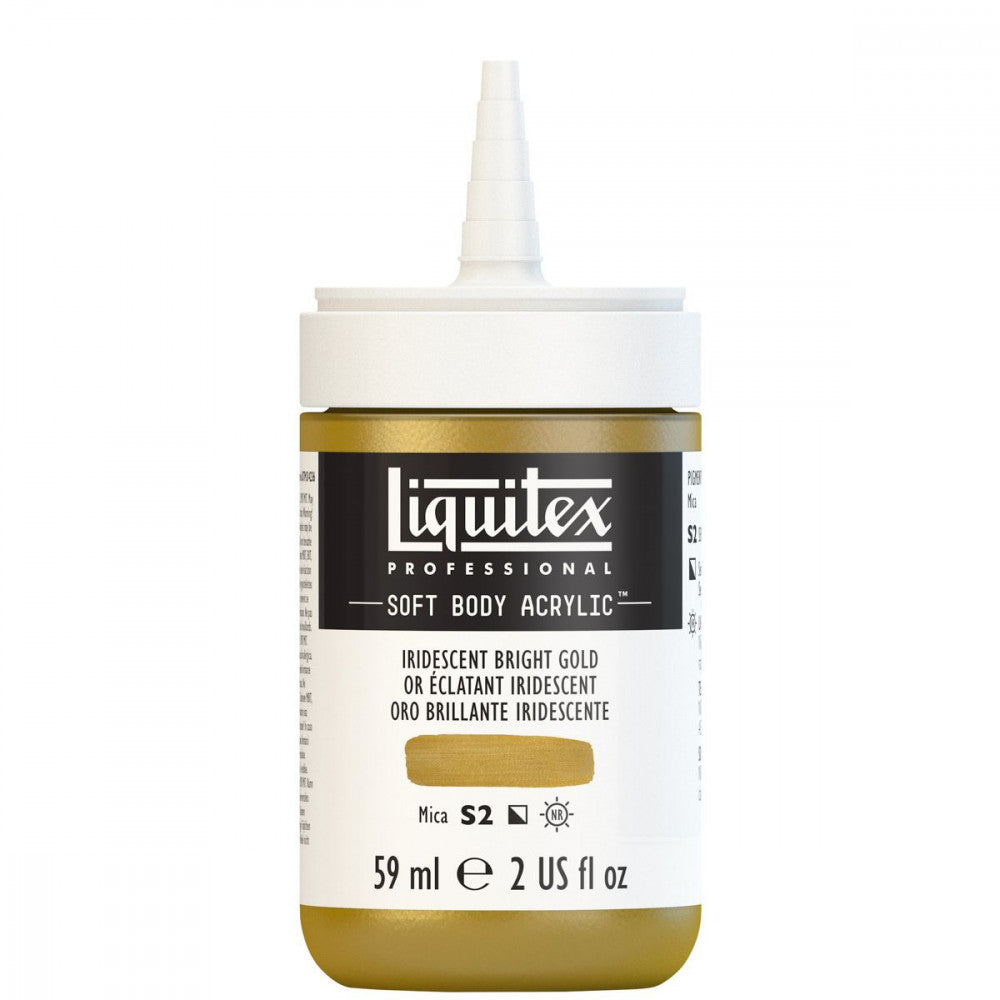 Tinta Acrílica Liquitex Soft Body 59ml S2 234 Iridescent Bright Gold