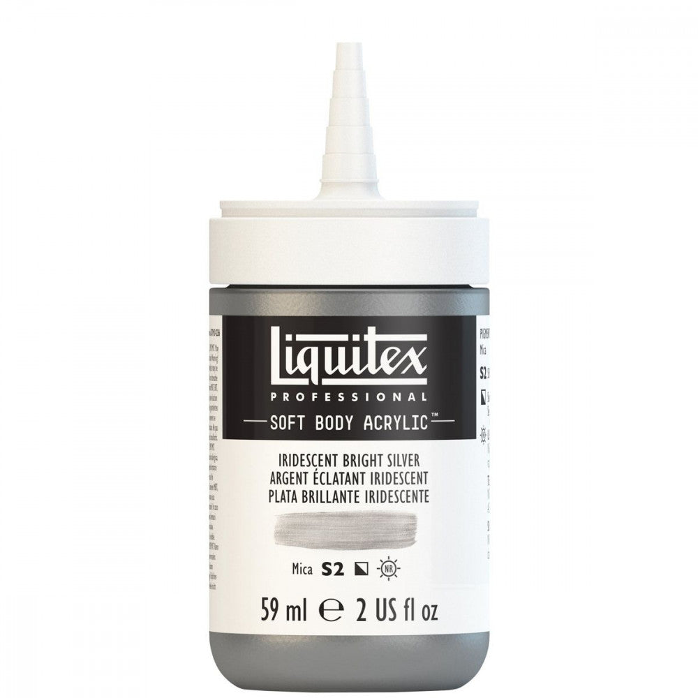 Tinta Acrílica Liquitex Soft Body 59ml S2 236 Iridescent Bright Silver