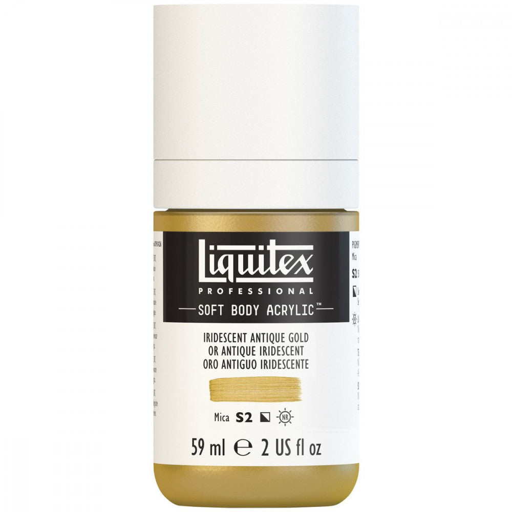 Tinta Acrílica Liquitex Soft Body 59ml S2 237 Iridescent Antique Gold
