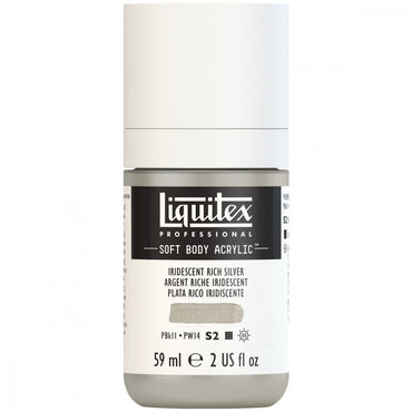 Tinta Acrílica Liquitex Soft Body 59ml S2 239 Iridescent Rich Silver