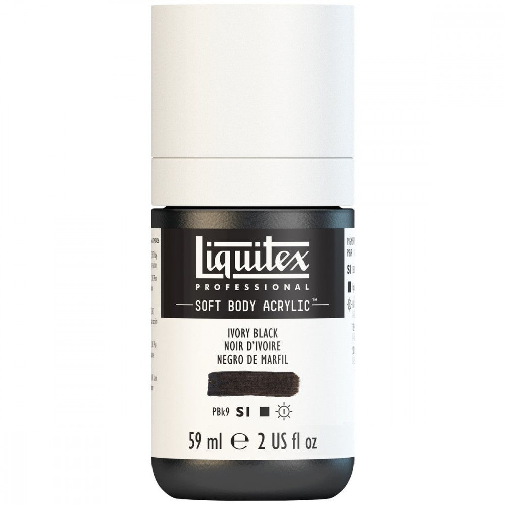 Tinta Acrílica Liquitex Soft Body 59ml S1 244 Iv1ory Black