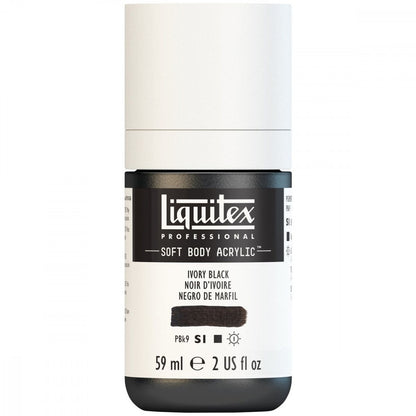 Tinta Acrílica Liquitex Soft Body 59ml S1 244 Iv1ory Black