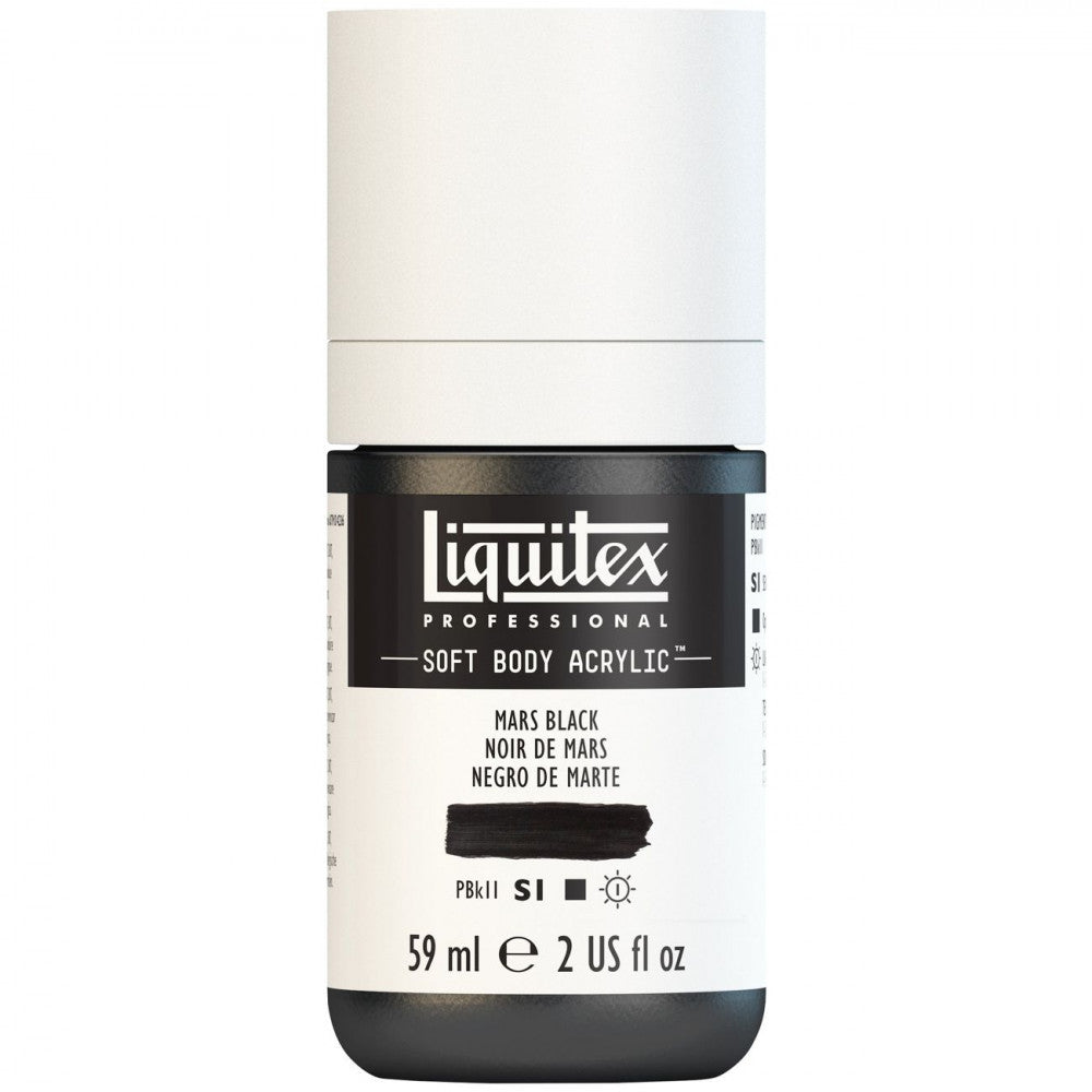 Tinta Acrílica Liquitex Soft Body 59ml S1 276 Mars Black