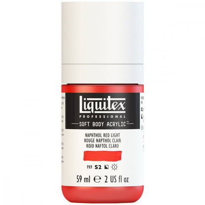 Tinta Acrílica Liquitex Soft Body 59ml S2 294 Naphthol Red Light