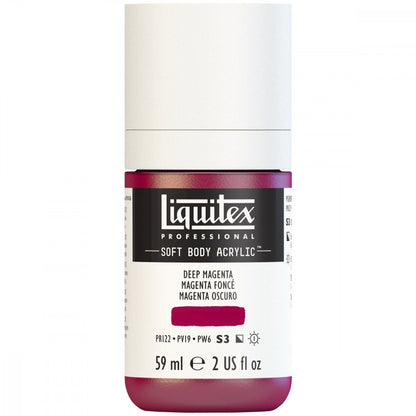 Tinta Acrílica Liquitex Soft Body 59ml S3 300 Deep Magenta