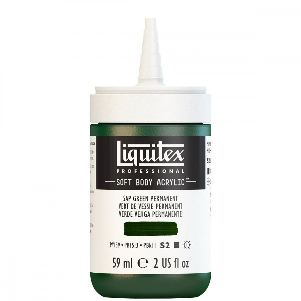 Tinta Acrílica Liquitex Soft Body 59ml S2 315 Sap Green Permanent