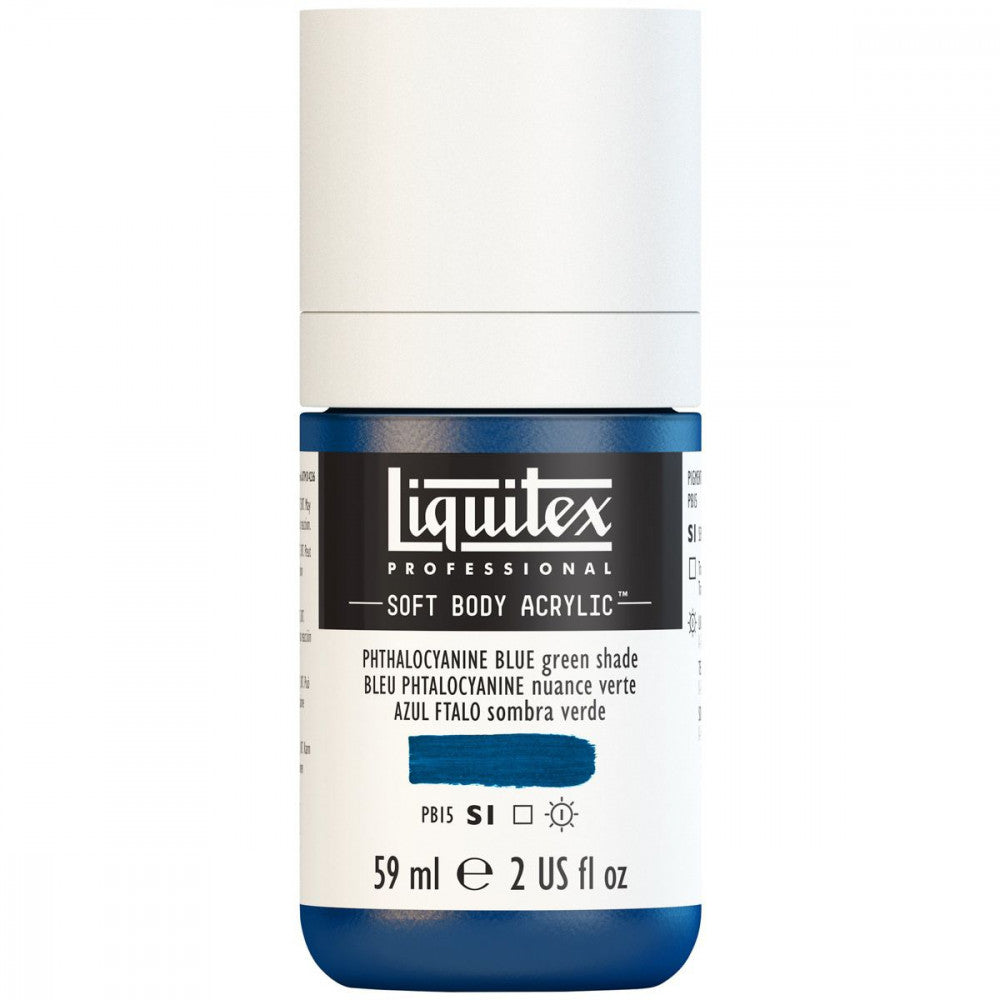 Tinta Acrílica Liquitex Soft Body 59ml S1 316 Phthalo Blue Green Shade