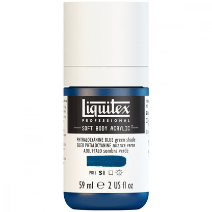 Tinta Acrílica Liquitex Soft Body 59ml S1 316 Phthalo Blue Green Shade