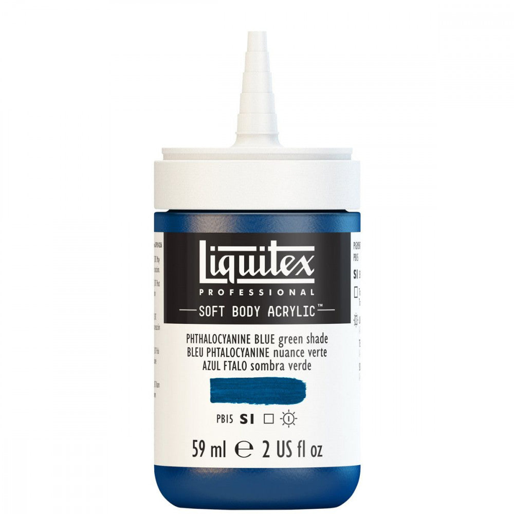 Tinta Acrílica Liquitex Soft Body 59ml S1 316 Phthalo Blue Green Shade