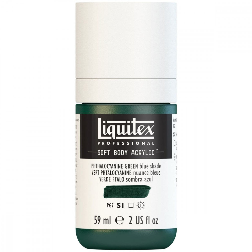 Tinta Acrílica Liquitex Soft Body 59ml S1 317 Phthalo Green Blue Shade
