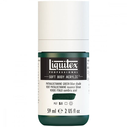 Tinta Acrílica Liquitex Soft Body 59ml S1 317 Phthalo Green Blue Shade