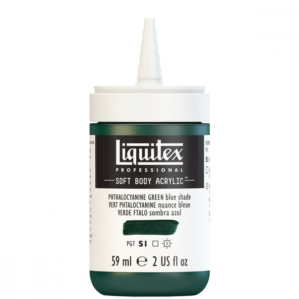 Tinta Acrílica Liquitex Soft Body 59ml S1 317 Phthalo Green Blue Shade