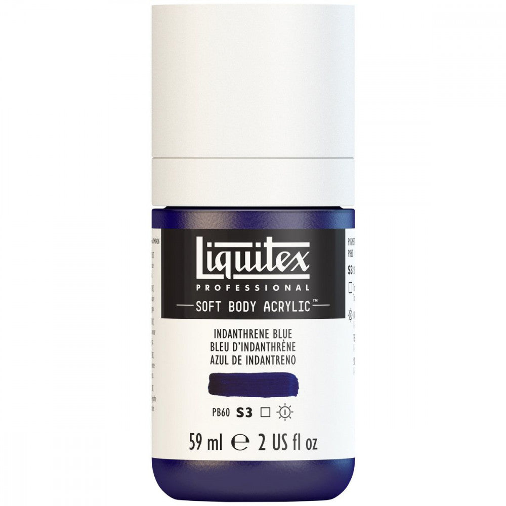 Tinta Acrílica Liquitex Soft Body 59ml S3 322 Indanthrene Blue