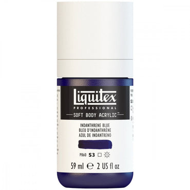 Tinta Acrílica Liquitex Soft Body 59ml S3 322 Indanthrene Blue