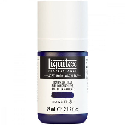 Tinta Acrílica Liquitex Soft Body 59ml S3 322 Indanthrene Blue