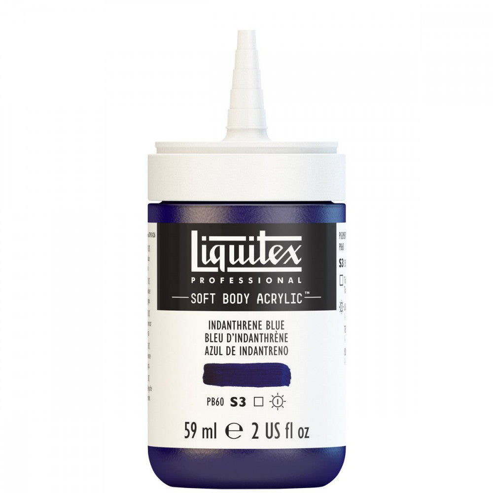 Tinta Acrílica Liquitex Soft Body 59ml S3 322 Indanthrene Blue