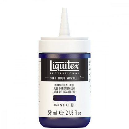 Tinta Acrílica Liquitex Soft Body 59ml S3 322 Indanthrene Blue