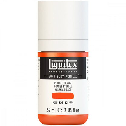 Tinta Acrílica Liquitex Soft Body 59ml S4 323 Pyrrole Orange