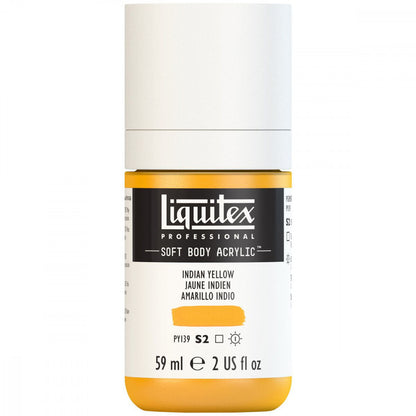 Tinta Acrílica Liquitex Soft Body 59ml S2 324 Indian Yellow