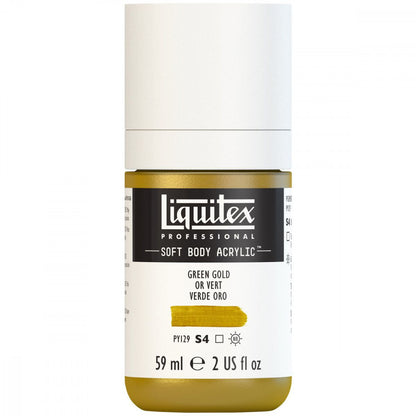 Tinta Acrílica Liquitex Soft Body 59ml S4 325 Green Gold
