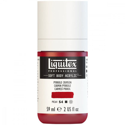 Tinta Acrílica Liquitex Soft Body 59ml S4 326 Pyrrole Crimson