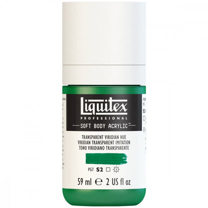 Tinta Acrílica Liquitex Soft Body 59ml S2 327 Transparent Veridian Hue