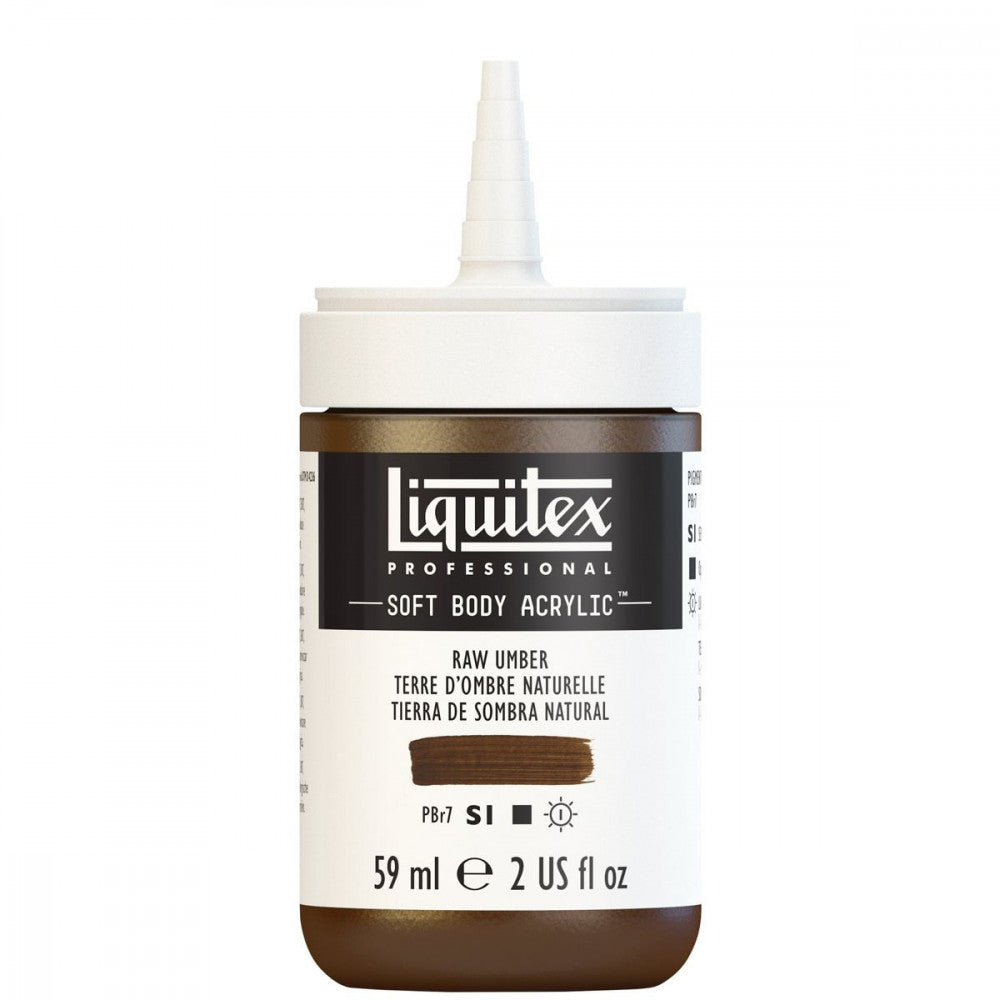 Tinta Acrílica Liquitex Soft Body 59ml S1 331 Raw Umber 
