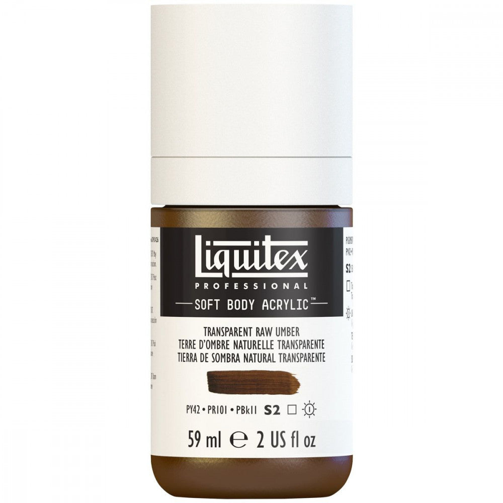 Tinta Acrílica Liquitex Soft Body 59ml S2 333 Transparent Raw Umber