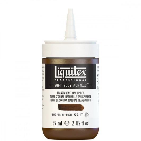Tinta Acrílica Liquitex Soft Body 59ml S2 333 Transparent Raw Umber