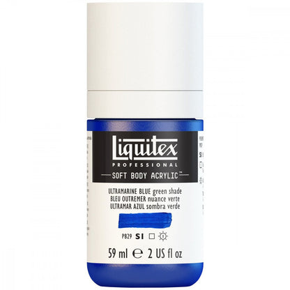 Tinta Acrílica Liquitex Soft Body 59ml S1 380 Ultramarine Blue Green Shade