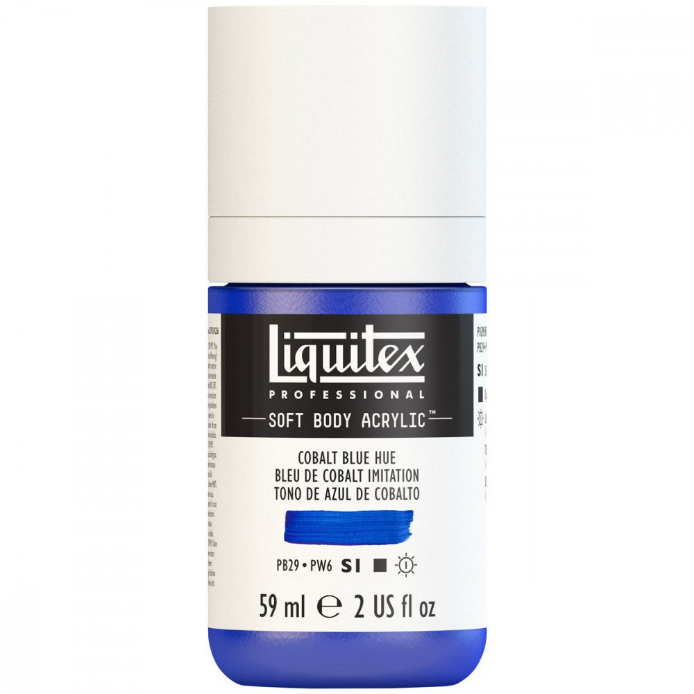 Tinta Acrílica Liquitex Soft Body 59ml S1 381 Cobalt Blue Hue