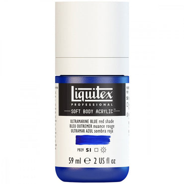 Tinta Acrílica Liquitex Soft Body 59ml S1 382 Ultramarine Blue Red Shade