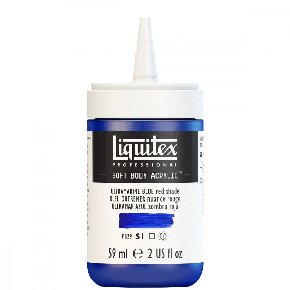 Tinta Acrílica Liquitex Soft Body 59ml S1 382 Ultramarine Blue Red Shade